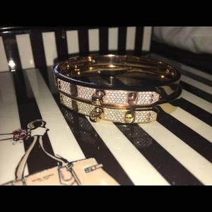 Henri Bendel Pave Crystal Cuff  Bangle Bracelet